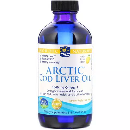 Nordic Naturals, Arctic Cod Liver Oil, Lemon, 8 fl oz (237 ml) Review