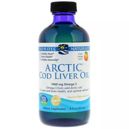 Nordic Naturals, Arctic Cod Liver Oil, Orange, 8 fl oz (237 ml) Review