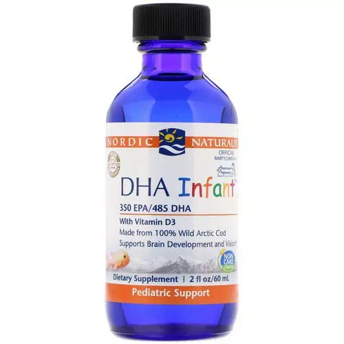 Nordic Naturals, DHA Infant, with Vitamin D3, 2 fl oz (60 ml) Review