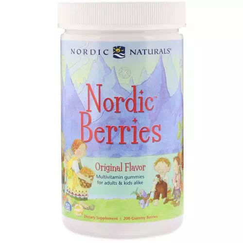Nordic Naturals, Nordic Berries, Multivitamin Gummies, Original Flavor, 200 Gummy Berries Review