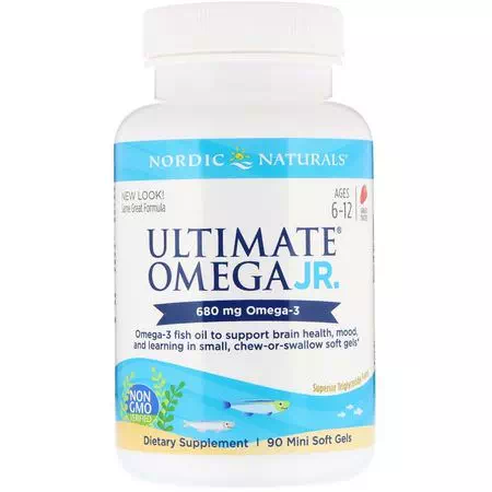 Nordic Naturals, Children's DHA, Omegas