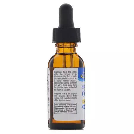 North American Herb, Spice Co, Oregano Oil Supplements, Cold, Cough, Flu