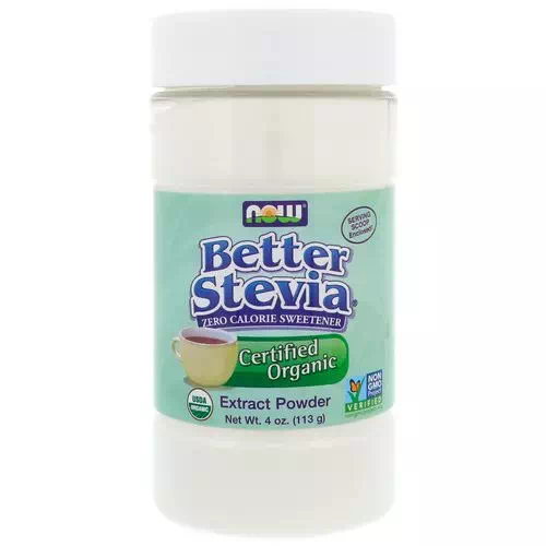 Now Foods, Better Stevia, Organic Extract Powder, 4 oz (113 g) Review