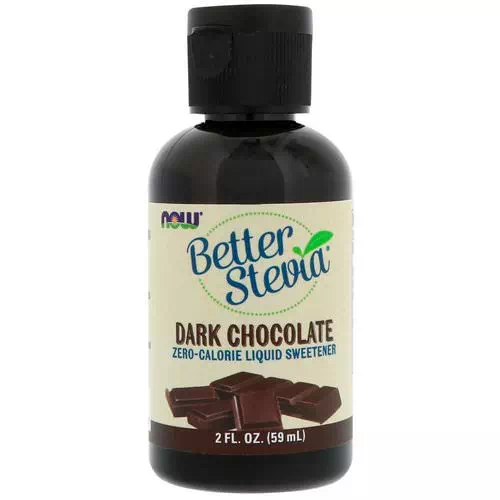 Now Foods, Better Stevia, Zero-Calorie Liquid Sweetener, Dark Chocolate, 2 fl oz (59 ml) Review