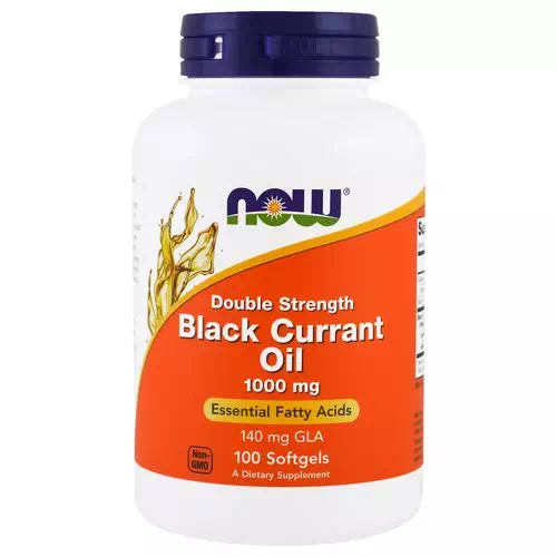 Now Foods, Black Currant Oil, 1,000 mg, 100 Softgels Review