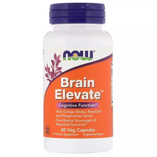 Now Foods, Brain Elevate, 60 Veg Capsules Review