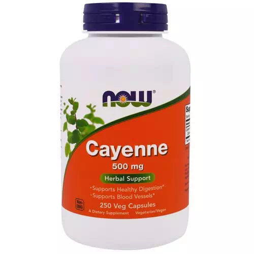 Now Foods, Cayenne, 500 mg, 250 Veggie Caps Review