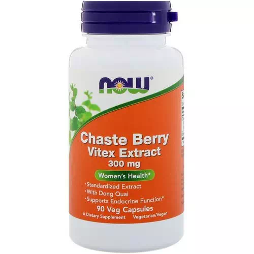 Now Foods, Chaste Berry Vitex Extract, 300 mg, 90 Veg Capsules Review