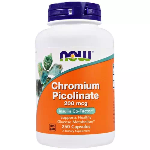 Now Foods, Chromium Picolinate, 200 mcg, 250 Capsules Review