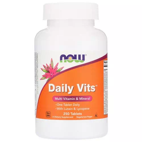 Now Foods, Daily Vits, 250 Tablets Review
