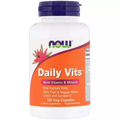 Now Foods, Daily Vits, Multi Vitamin & Mineral, 120 Veg Capsules Review