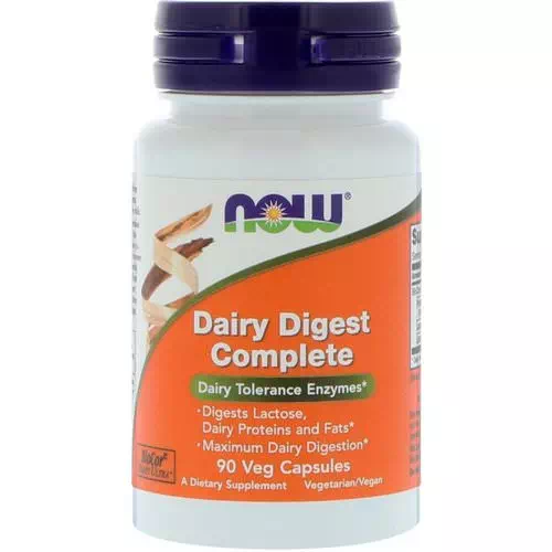 Now Foods, Dairy Digest Complete, 90 Veg Capsules Review