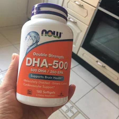 Now Foods, DHA-500/EPA-250, Double Strength, 180 Softgels Review