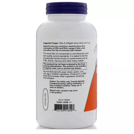 Now Foods, Omega-3 Fish Oil