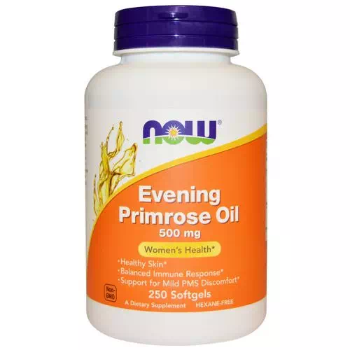 Now Foods, Evening Primrose Oil, 500 mg, 250 Softgels Review