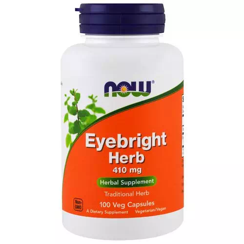 Now Foods, Eyebright Herb, 410 mg, 100 Veggie Caps Review