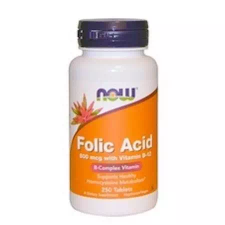Supplements Vitamins Vitamin B Folic Acid Now Foods