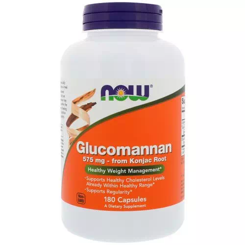 Now Foods, Glucomannan, 575 mg, 180 Capsules Review