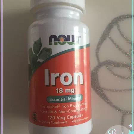 Now Foods Supplements Minerals Iron