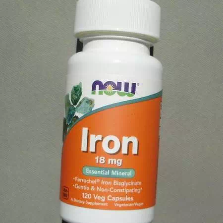 Supplements Minerals Iron Non Gmo Now Foods