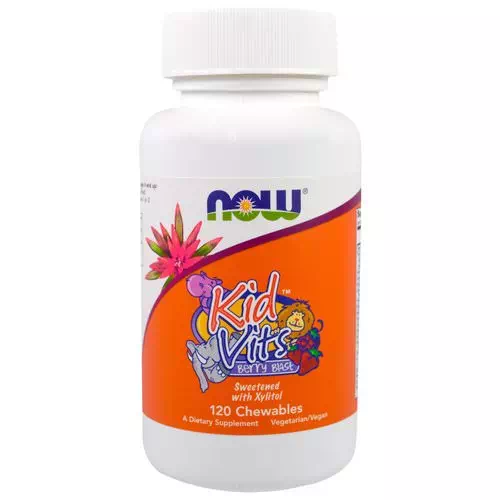 Now Foods, Kid Vits, Berry Blast, 120 Chewables Review