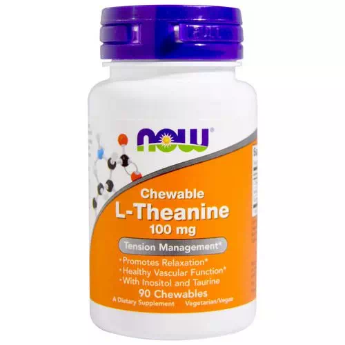 Now Foods, L-Theanine, 100 mg, 90 Chewables Review