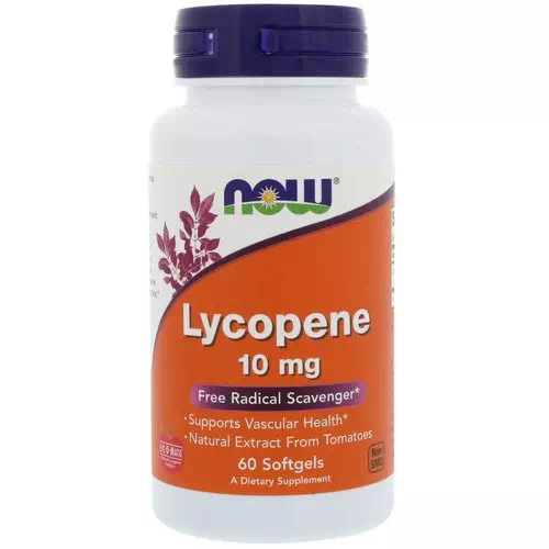 Now Foods, Lycopene, 10 mg, 60 Softgels Review