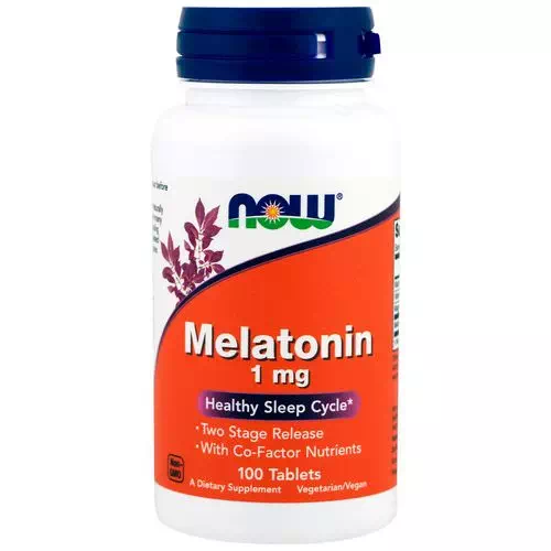 Now Foods, Melatonin, 1 mg, 100 Tablets Review
