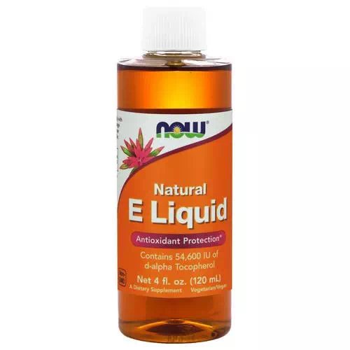 Now Foods, Natural E Liquid, 4 fl oz (120 ml) Review