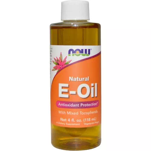 Now Foods, Natural E-Oil, Antioxidant Protection, 4 fl oz (118 ml) Review