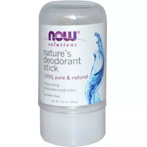 Now Foods, Nature's Deodorant Stick, 3.5 oz (99 g) Review