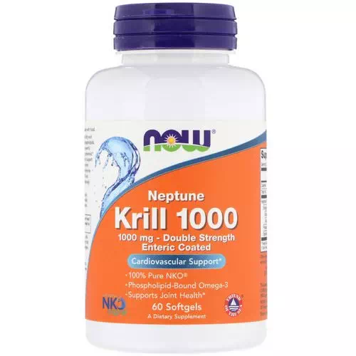 Now Foods, Neptune Krill 1000, Double Strength, 1000 mg, 60 Softgels Review
