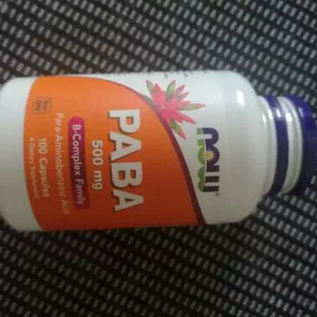 Now Foods, PABA, 500 mg, 100 Capsules Review