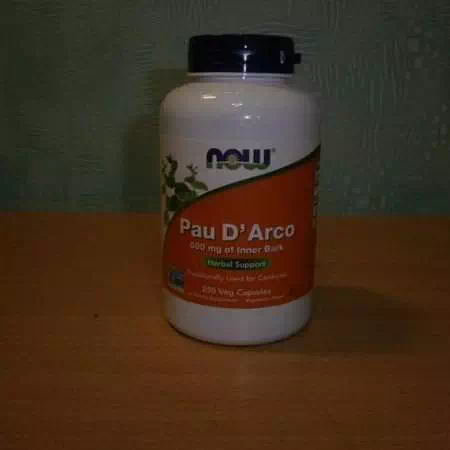 Now Foods, Pau D' Arco, 500 mg, 250 Capsules Review