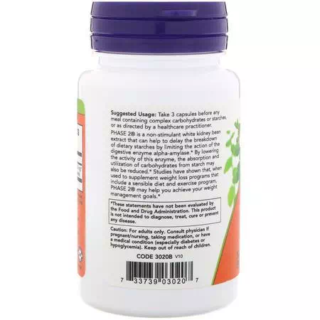 Now Foods, White Kidney Bean Extract