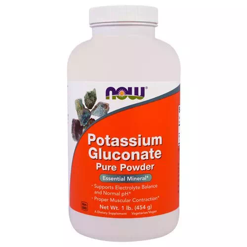 Now Foods, Potassium Gluconate Pure Powder, 1 lb (454 g) Review