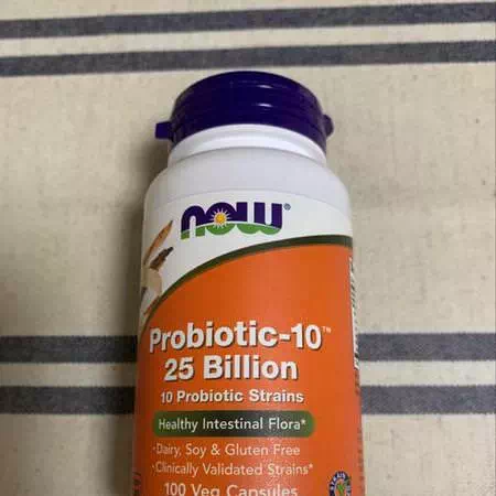 Now Foods, Probiotic-10, 25 Billion, 50 Veg Capsules Review