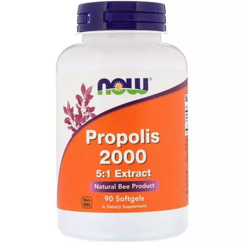 Now Foods, Propolis 2000, 5:1 Extract, 90 Softgels Review
