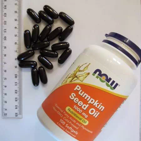 Supplements Fish Oil Omegas EPA DHA Pumpkin Seed Oil Now Foods