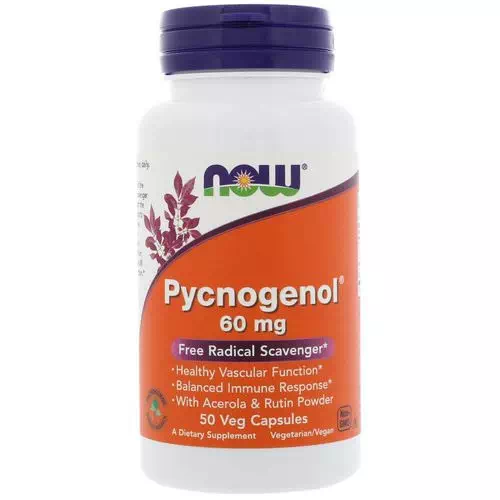 Now Foods, Pycnogenol, 60 mg, 50 Veg Capsules Review