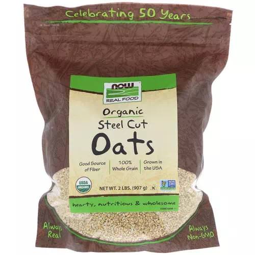 Now Foods, Real Food, Organic Steel Cut Oats, 2 lbs (907 g) Review