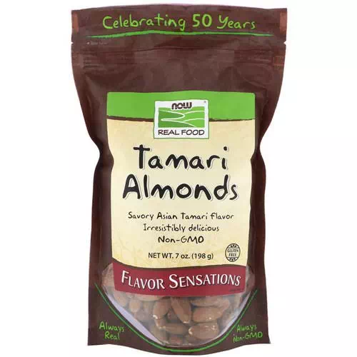 Now Foods, Real Food, Tamari Almonds, 7 oz (198 g) Review