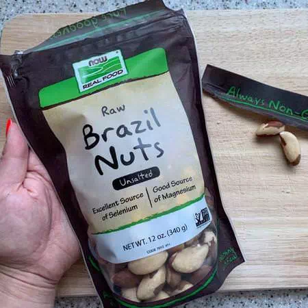 Real Food, Whole, Raw Brazil Nuts, Unsalted
