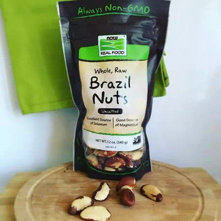 Now Foods, Real Food, Whole, Raw Brazil Nuts, Unsalted, 12 oz (340 g) Review