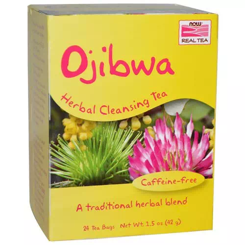 Now Foods, Real Tea, Ojibwa, Caffeine-Free, 24 Tea Bags, 1.5 oz (42 g) Review
