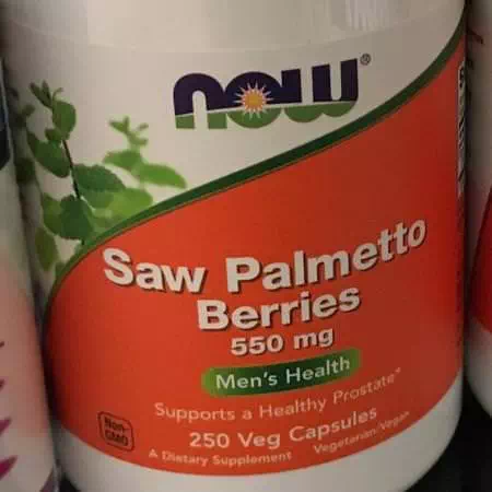 Now Foods, Saw Palmetto Berries, 550 mg, 250 Veg Capsules Review