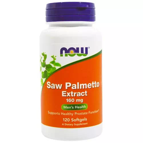 Now Foods, Saw Palmetto Extract, 160 mg, 120 Softgels Review