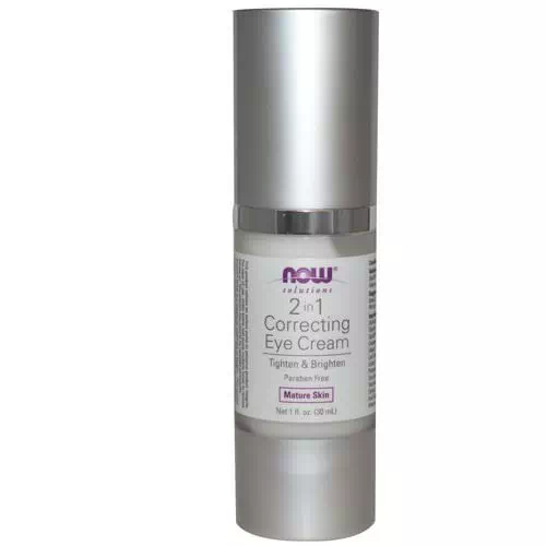 Now Foods, Solutions, 2 in 1 Correcting Eye Cream, 1 fl oz (30 ml) Review