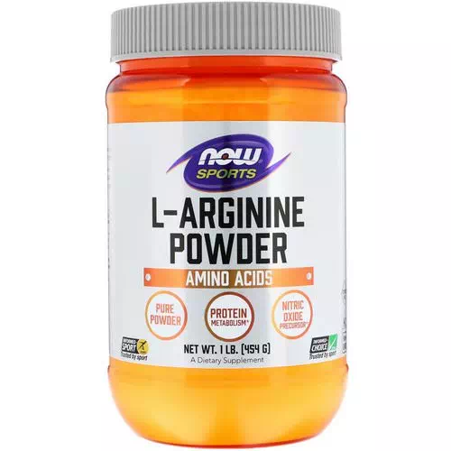 Now Foods, Sports, L-Arginine Powder, 1 lb (454 g) Review
