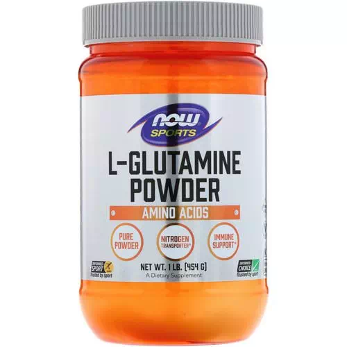 Now Foods, Sports, L-Glutamine Powder, 1 lbs (454 g) Review